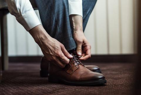 square of A Good Dress Shoe Makes Any Person Look Stylish